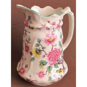  OLD FOLEY James Kent PITCHER or JUG 8 Tall CHINESE ROSE 