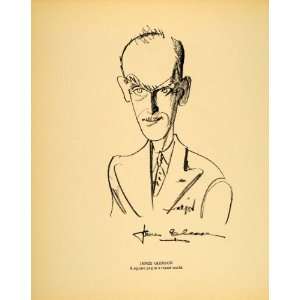 1938 James Gleason Henry Major Bugs Baer Lithograph   Original 