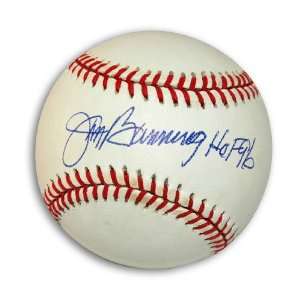 Jim Bunning NL Baseball inscribed HOF 96