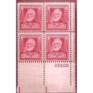  Postage US Poet John Greenleaf Whittier Sc865 MNHVF Block 