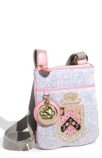 Juicy Couture Juicy Loves You Velour Crossbody Bag (Girls 