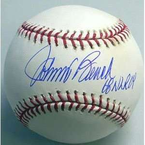 Johnny Bench Signed Official MLB Baseball   68 NL ROY
