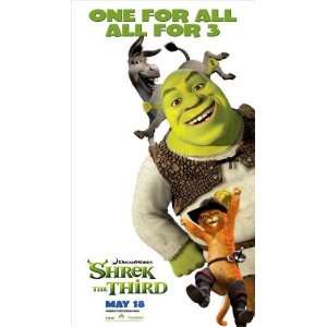  Shrek the Third (2007) 27 x 40 Movie Poster Style E