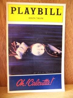 Oh Calcutta   Playbill, Edison Theatre, New YorkBooks