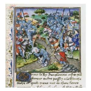  King Edward III of England Crosses Somme Before Battle of 