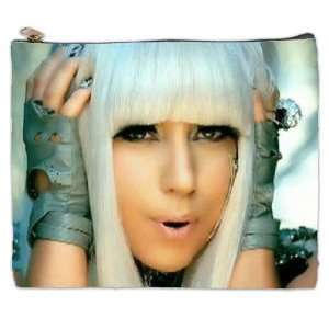  Poker Face Cute Lady Gaga Cosmetic Bag Extra Large Beauty