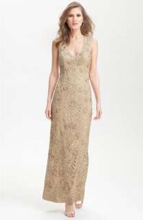 Sue Wong Sleeveless Beaded Gown  