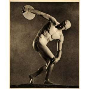   Thrower Discobolus Myron Leni Riefenstahl   Original Photogravure