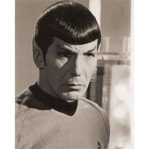 Leonard Nimoy Mr. Spock Star Trek B&W 16x20