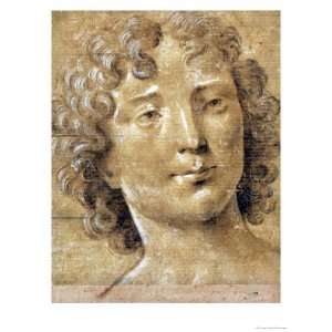   with Long, Curly Hair Giclee Poster Print by Lorenzo di Credi, 36x48