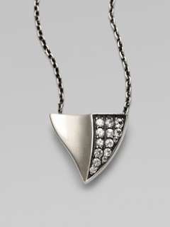 Elizabeth and James   White Sapphire and Sterling Silver Thorn 