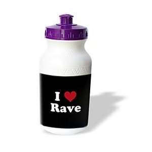 Mark Andrews ZeGear Love   I Love Rave   Water Bottles  