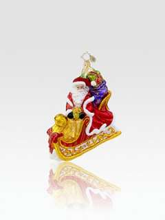 Christopher Radko   Seasonal Sleigh Ride Ornament    