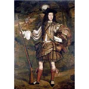  A Highland Chieftain by John Michael Wright. Size 15.13 X 