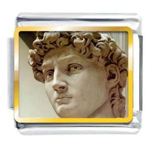  Michelangelo David Head Italian Charms Bracelet Link 