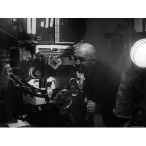  Otto Preminger Behind a Camera During Production of 