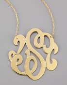 Sonya Renee Gold Initial Necklace   