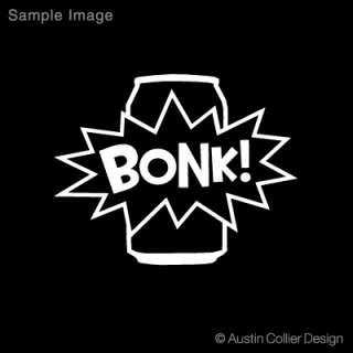 BONK Vinyl Decal Car Laptop Sticker   TF2 PC Gamer  