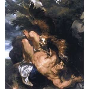   Prometheus Bound Peter Paul Rubens Hand Painted Art