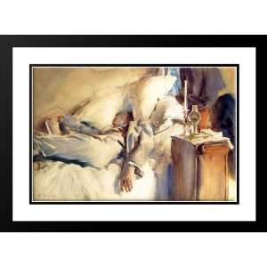  Peter Harrison Asleep 20x23 Framed and Double Matted Art 