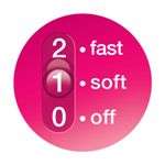 With all Silk epil epilators you can choose the right speed for your 