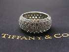 Tiffany & Co PLAT Etoile 5 Row Diamond Band Ring Sz4