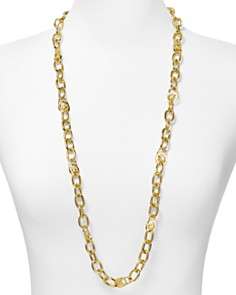 MICHAEL Michael Kors Logo Chain Necklace, 36