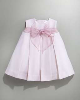 Pleated Bow Detailed Dress, Sizes 12 24 months