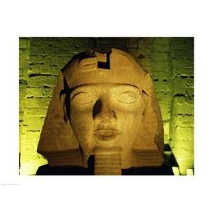 Ramses II statue, Temple of Luxor, Luxor, Egypt MUSEUM WRAP CANVAS 