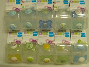 MAM Baby Boy Pacifiers 2 in a Pack 2 mos. plus  