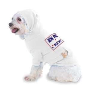 RON PAUL ROCKS Hooded T Shirt for Dog or Cat LARGE   WHITE