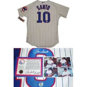 Ron Santo Chicago Cubs Autographed Authentic Home Jersey