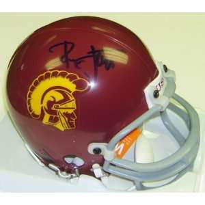 Ronnie Lott Signed USC Trojans Mini Helmet