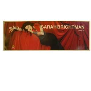 Sarah Brightman Poster Eden Hot Red Background
