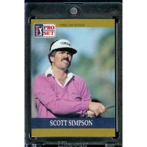  1990 ProSet # 12 Scott Simpson PGA Golf Card   Mint 