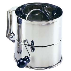   Stainless Steel Crank / Rotary Flour & Food Sifter 028901001469  