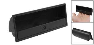 Cupboard Drawer Parts Recessed Flush Pull Handle Black  