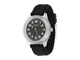 Mens Fossil Interchangeable Silicone Watch Black JR1296  