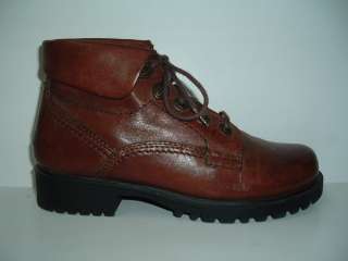 EARTH SHOE Brown Leather Ankle / Hiking Boots 5.5  