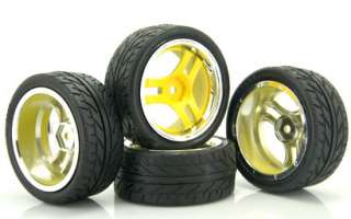   ON Road 3 Spoke Plastic Wheel Rim & Rubber Tyre,Tires J17 H02  