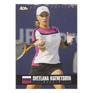  Svetlana Kuznetsova Tennis Card