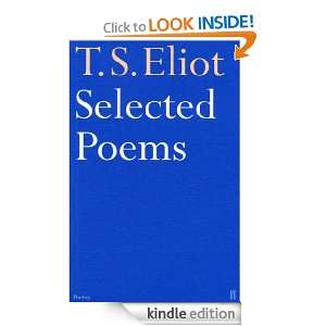 Selected Poems of T. S. Eliot (Faber paperbacks) T.S. Eliot  