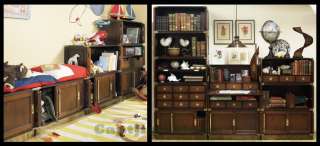  Antique Style Campaign Furniture Unit Desk 781934551294  