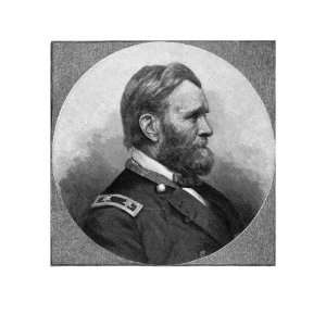  Engraving of Ulysses S Grant Giclee Poster Print