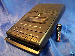 GENERAL ELECTRIC 3 5027A PORTABLE CASSETTE RECORDER ge  