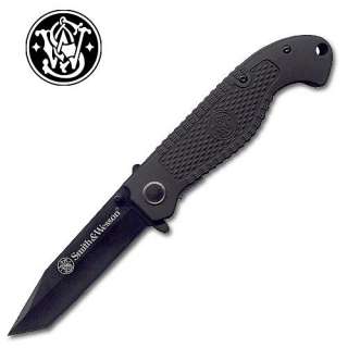   & Wesson Pocket Knife Black Tanto Blade S&W Tactical Pocket Knives