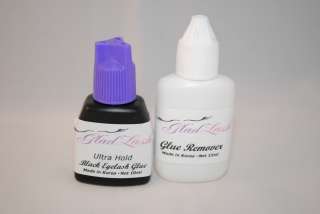   Eyelash Extension Purple Cap Adhesive Glue and Remover Combo  