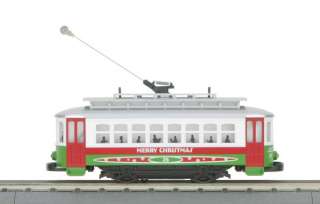 MTH Merry Christmas Bump & Go Trolley RTR Train Set NEW  