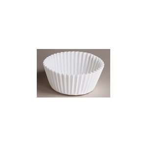  Fluted Bake Cup White 53 44000   4 1/2 Inches