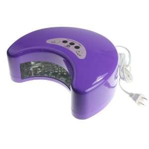   LED Nail Gel Polish Cure Lamp UV Dryer Timer (10s 20s 30s) 12W Purple